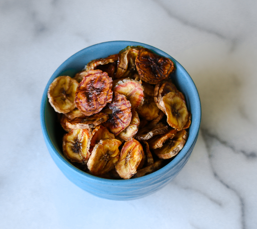 Baked Banana Chips