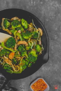 Broccoli Mushroom Stir -fry